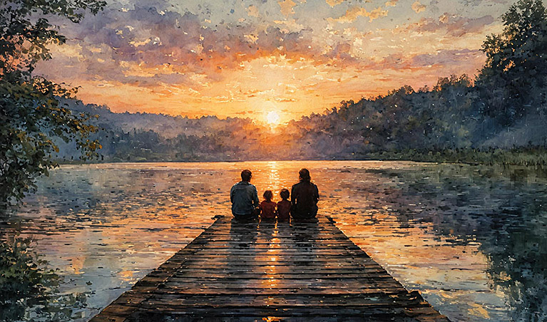 jugendamt_familie_auf_steg_tablet
